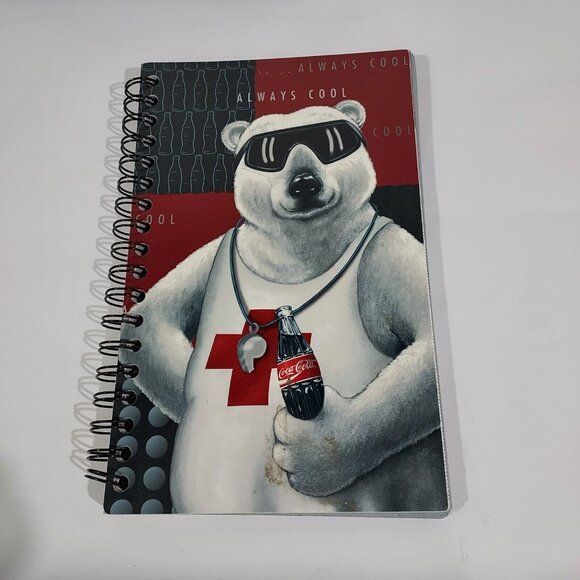 Coca-Cola PolarBear 1995 Spiral Bound Student Planner 9.5"x6.5" Vintage Ephemera - Picture 2 of 15